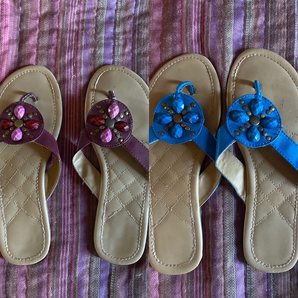 💵3 for $10💵 Avon Jeweled Sandal Bundle